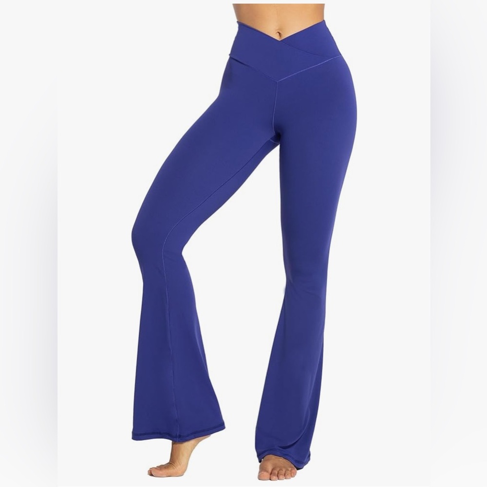 Sunzel Flare Legging Yoga Pants Tummy Control High Waisted Wide Leg